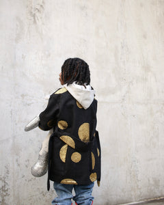 Kids Metallic Dot Cardigan