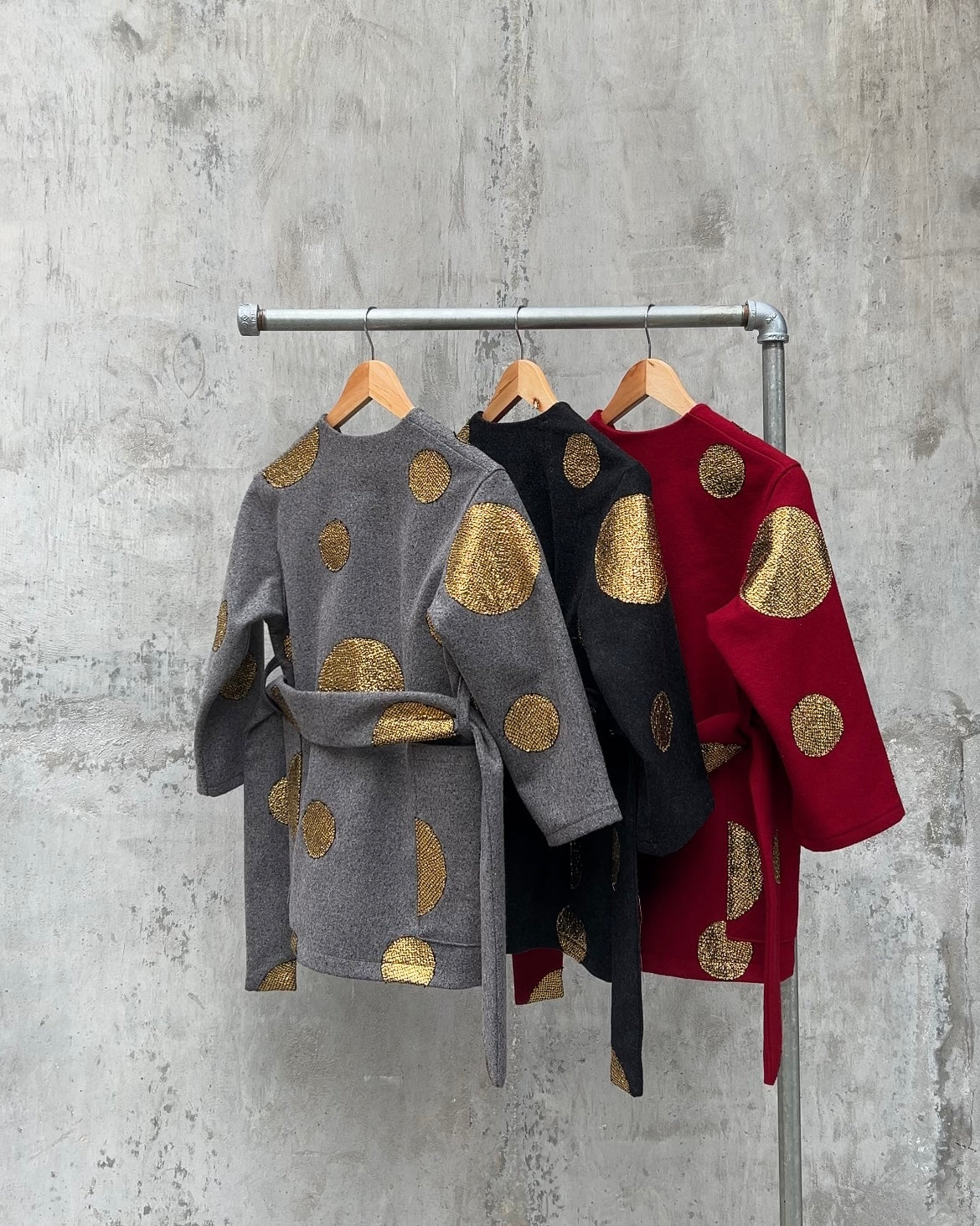 Kids Metallic Dot Cardigan