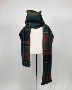 Plaid Cotton Twill Scarf