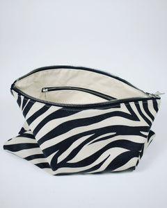 Oversized Zebra Clutch