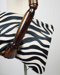 Oversized Zebra Clutch